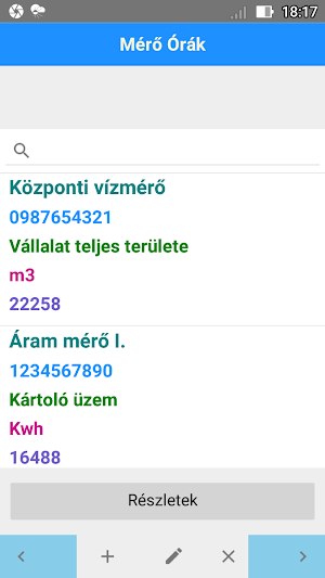 Mérő Állás Nyilvántartó Screenshot 1