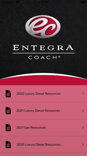 Entegra Coach Sales Tool Kit Screenshot 0
