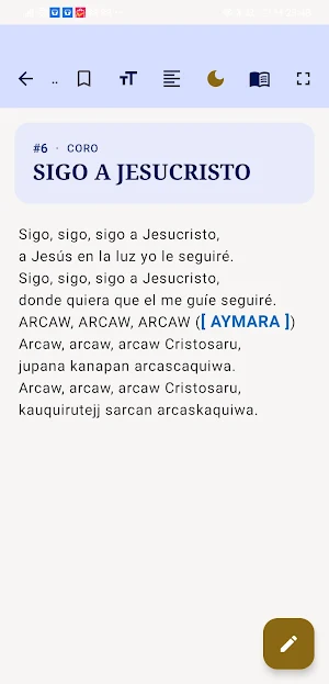 Himnario Tab. Adoracion a Dios Screenshot 2
