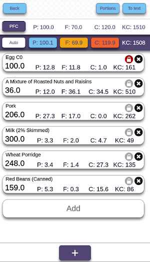Calorie Calculator Screenshot 2