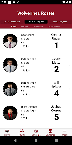 Whitecourt Wolverines Screenshot 2
