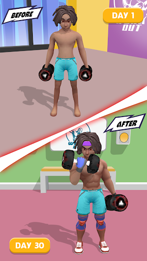 Idle Workout Fitness: MMA Club Screenshot 1