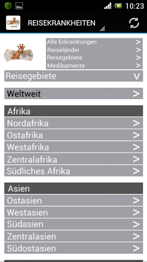 Reisekrankheiten-Safari Screenshot 1