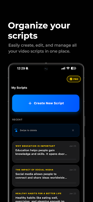 Teleprompter: Record Video Screenshot 0
