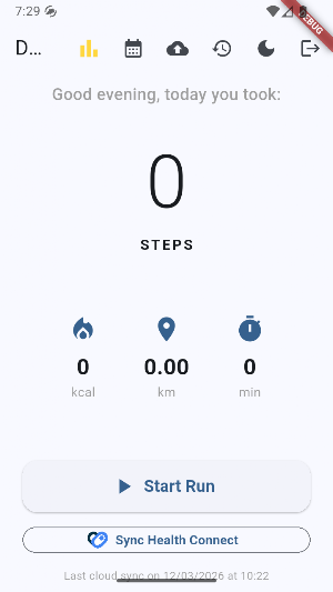 YARA - Yet another runner app Screenshot 0