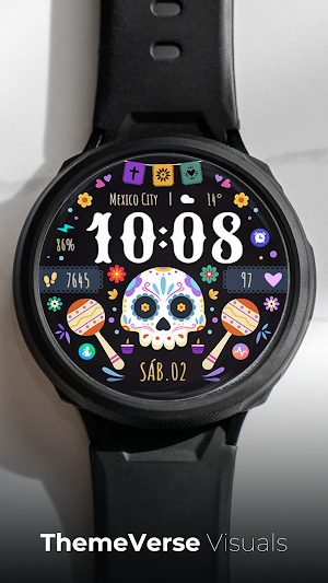 TVV Día de Muertos Watch Face Screenshot 0