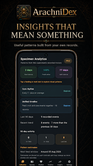 ArachniDex: Invert Logbook Screenshot 2