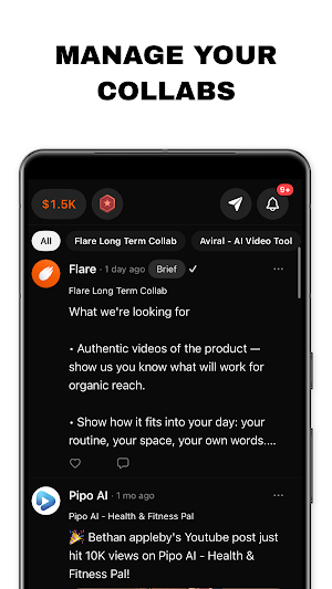 Flare: UGC & Brand Deals Screenshot 3