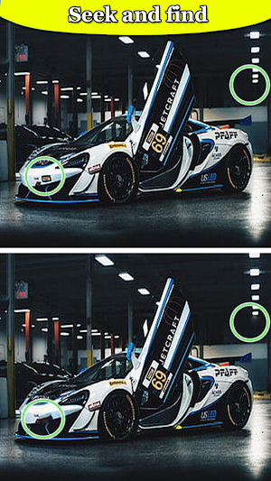 Spot Difference - Mclaren Car Screenshot 3