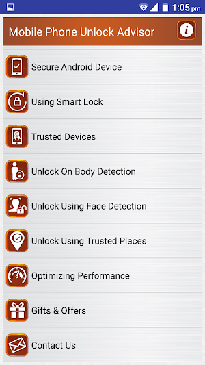 Clear Mobile Password PIN Help Screenshot 1