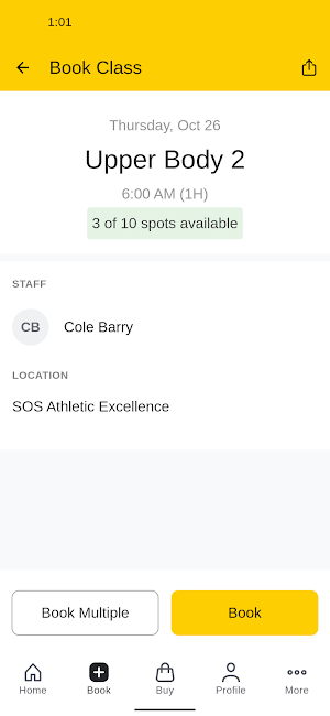 SOS Athletic Excellence UK Screenshot 2