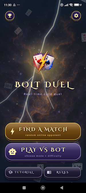 BoltDuel: Speed Card Game Screenshot 0