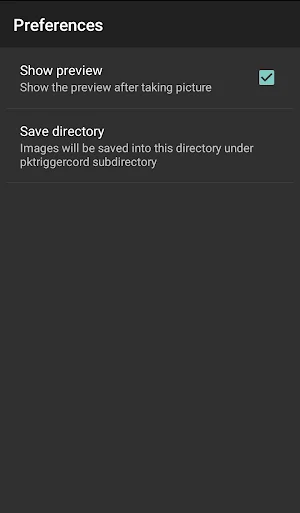 pkTriggerCord Screenshot 2