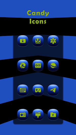 Candy Blue Icons Screenshot 2