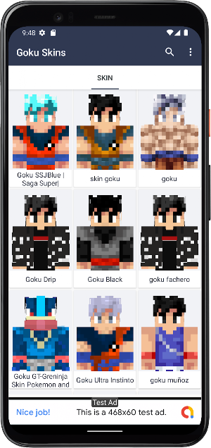 Skin de Goku para Minecraft Screenshot 3