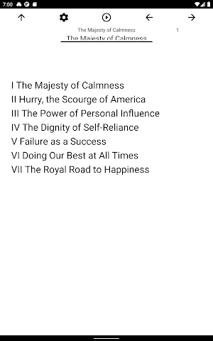 Book, The Majesty of Calmness Screenshot 2