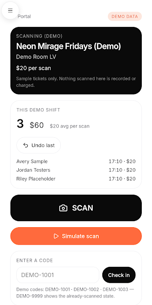 TGH Ticketing Screenshot 2