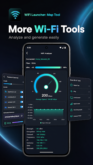 WiFi Launcher: Map Tool Screenshot 2