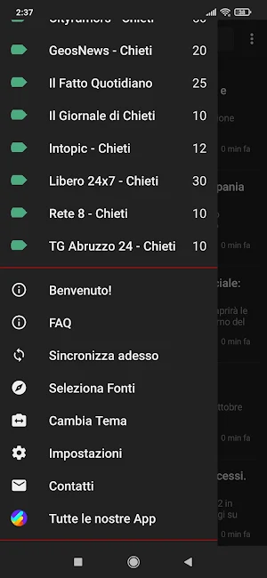 Chieti notizie Screenshot 1
