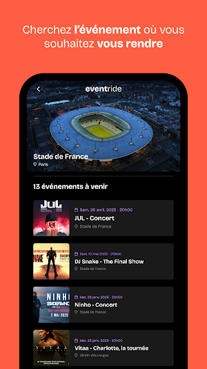 EventRide Screenshot 1