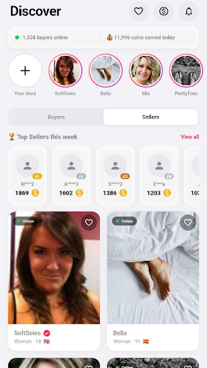 FeetGet - Buy & Sell Screenshot 0