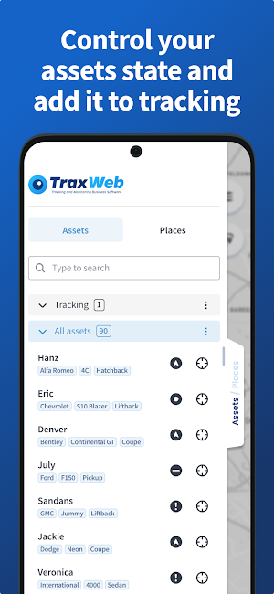 TraxWeb Screenshot 1
