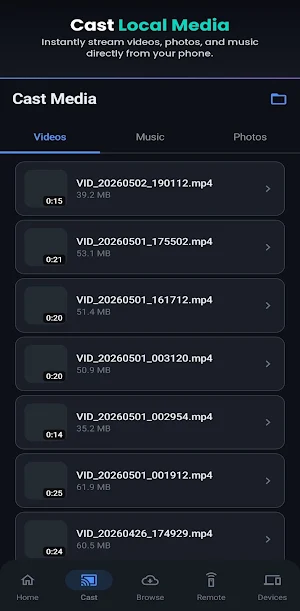 CastLink - DLNA/UPnP TV Cast Screenshot 1