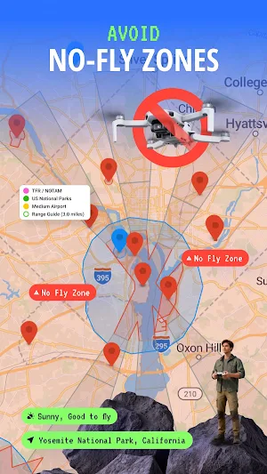 Drone Forecast: Map & Weather Screenshot 2