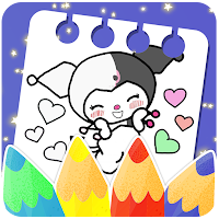 Kuromi Sanrio coloring game