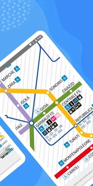 Milan Metro Map Screenshot 2