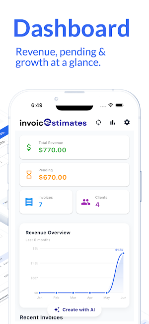 Invoice maker & estimate Screenshot 2