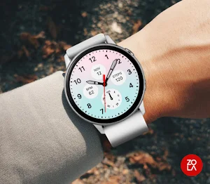 Pink Blue Elegant Watch Face Screenshot 2