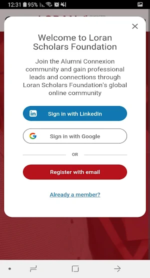 Loran Alumni Screenshot 1