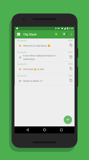 Clip Stack - Clipboard Manager (Free, No-Ads) Screenshot 0