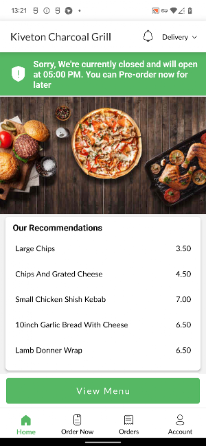 Kiveton Charcoal Grill Screenshot 1