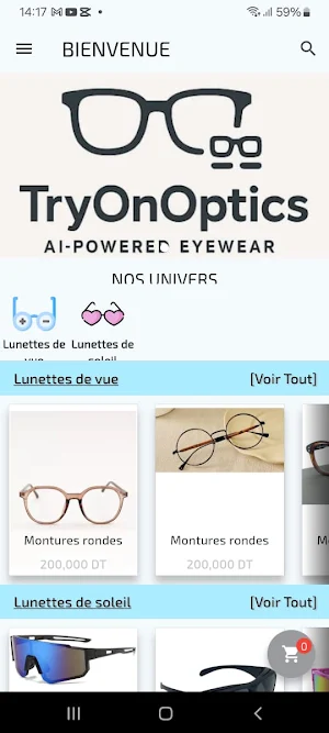 TryOnOptics Screenshot 0