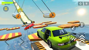 Flying Car Crash: Real Stunts Screenshot 1