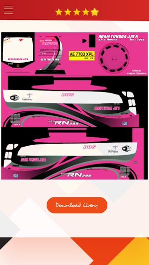Livery Bussid HD Complete Screenshot 2