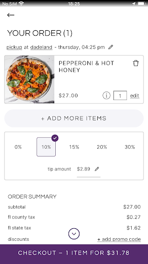 Eleventh Street Pizza Screenshot 3