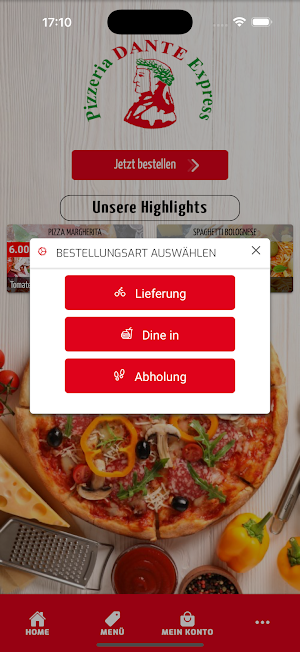 Pizzeria Dante Screenshot 1