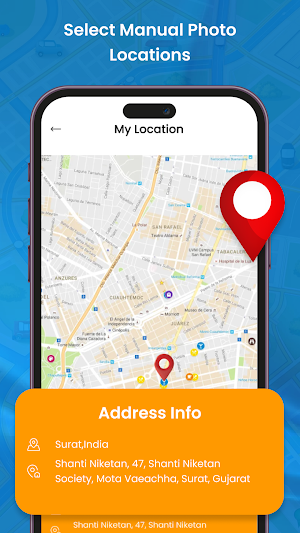 GPS Map Camera with Time Stamp Screenshot 2