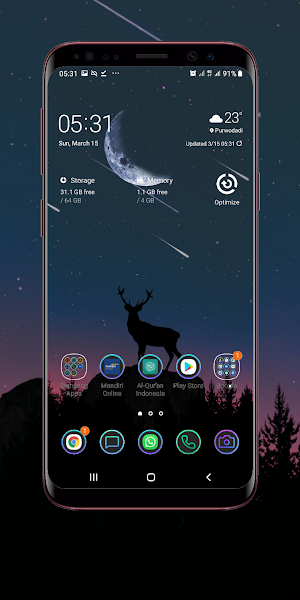 Deer Wallpaper Screenshot 0