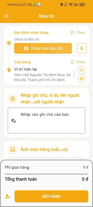 Ship Now - Gọi xe, đặt món ăn Screenshot 2