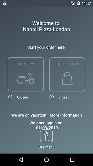 Napoli Pizza London Screenshot 0