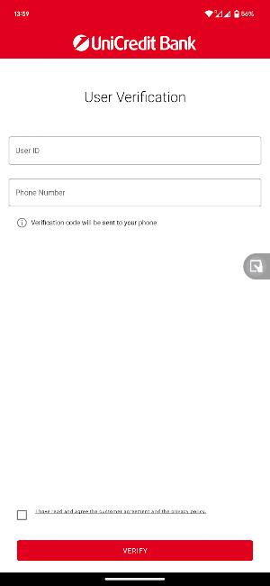 UniCredit SoftPOS Screenshot 0