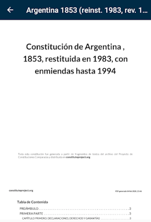 Constituciones del Mundo Screenshot 3