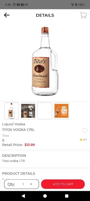 BJ's Liquor Screenshot 2