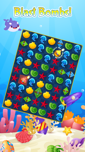 Ocean Blast candy Sweet Screenshot 2