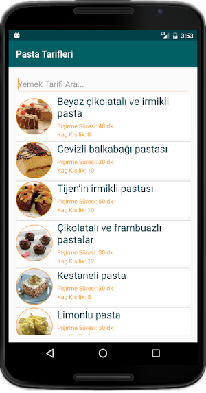 İnternetsiz Pasta Tarifleri Screenshot 2