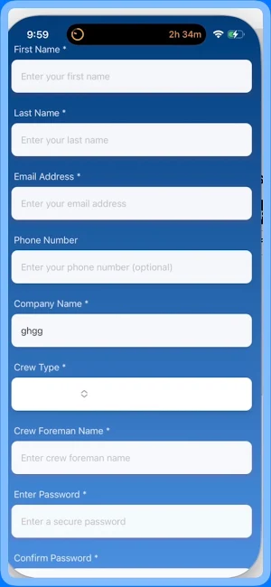 Field Resource management Screenshot 2
